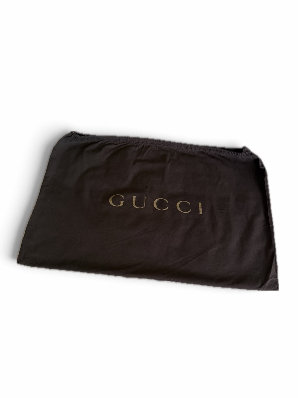 Gucci 24" Length x 16" Height Drawstring Brown dust bag in excellent condition